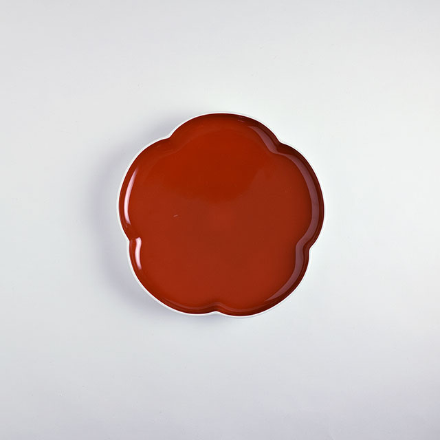 nero プレート(朱)24.5cm