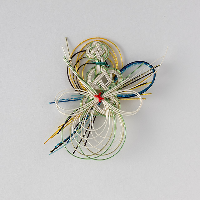 水引　亀　緑・白・紺