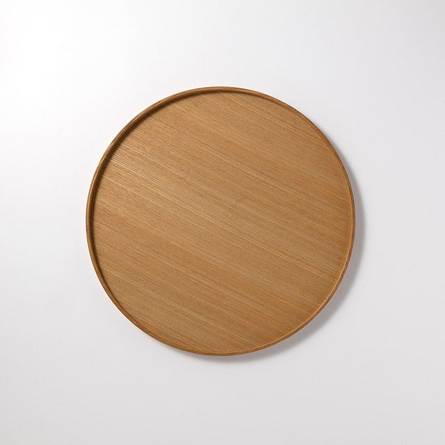 白木　丸30cm　お盆