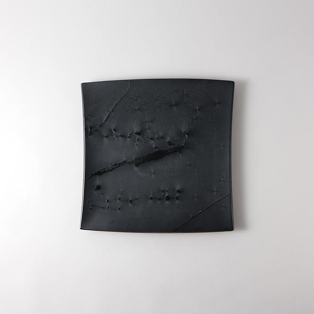 瓦正角皿 24c 大