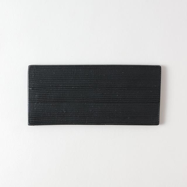 Bo-do 長角板皿18×8 黒