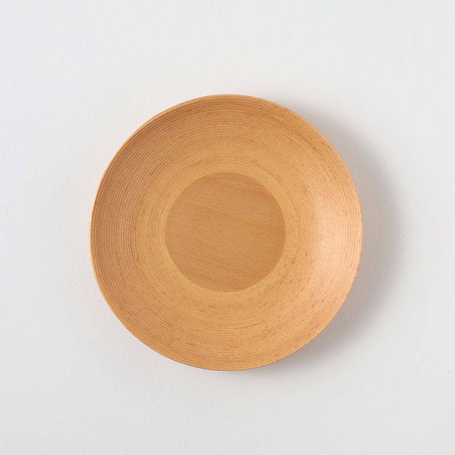 ブナコ茶托 白木