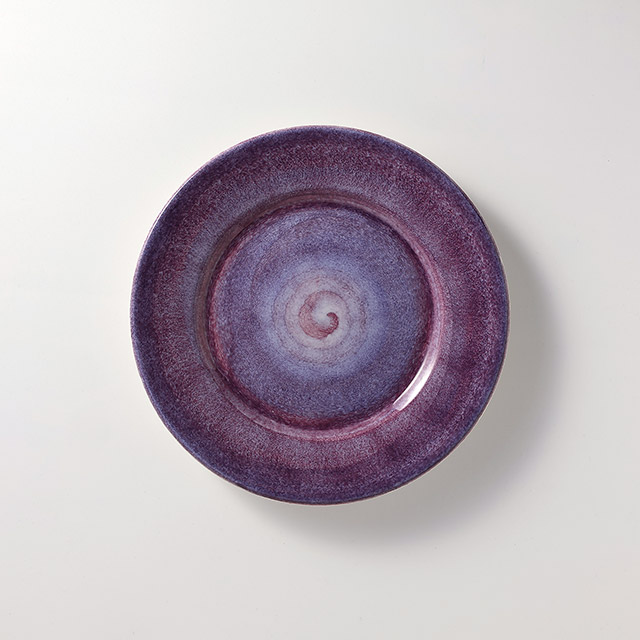 MATEUS　ラウンド皿紫　25.5cm
