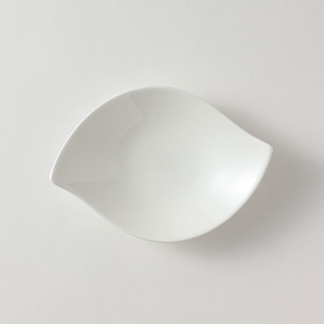 アペタイザーリーフディッシュ 白