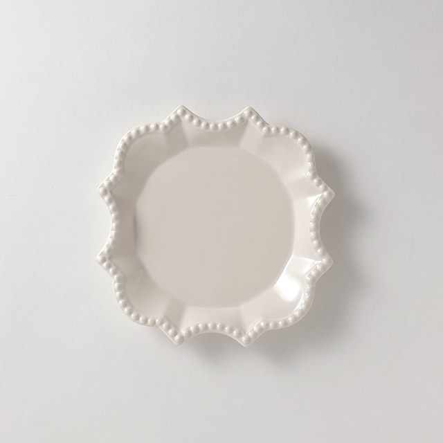 アンテオール　15×15プレート　アイボリー