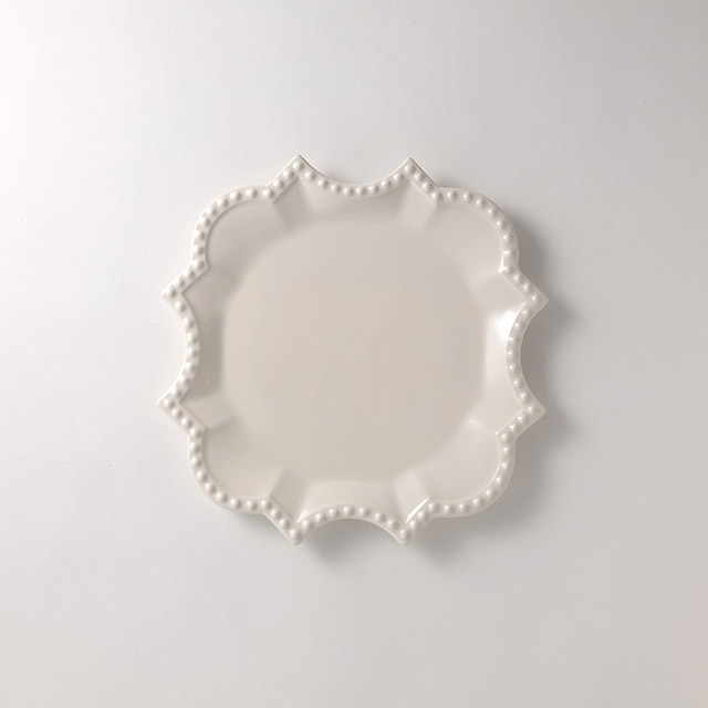 アンテオール 25×25プレート アイボリー