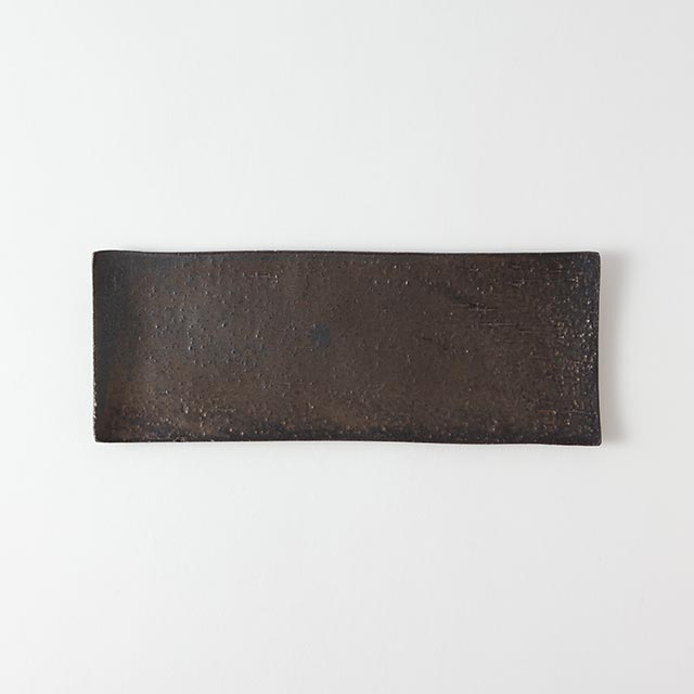 水野幸一 銅彩釉 長皿