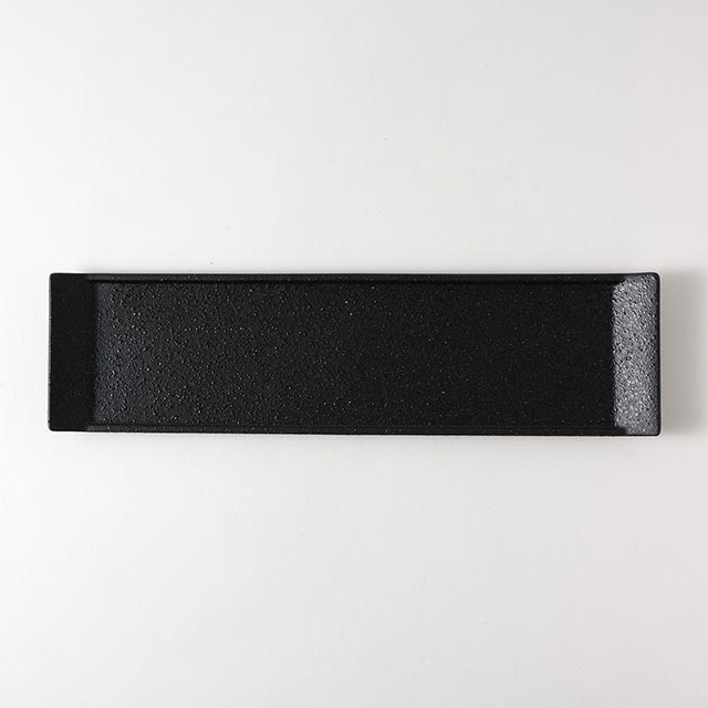 LIBERA 黒長皿 30.9×8.2