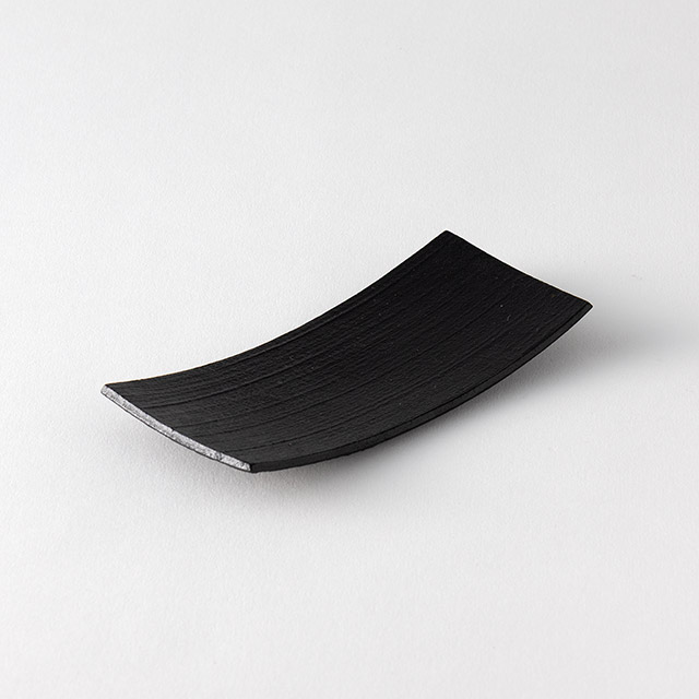 増田尚紀 鉄鋳物長皿 14×6.5