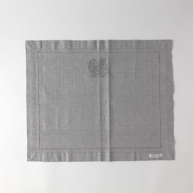 ランチョンマット　フローレンス　グレイ