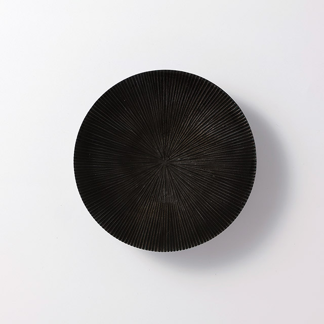 丸皿　LAZ　黒　１４