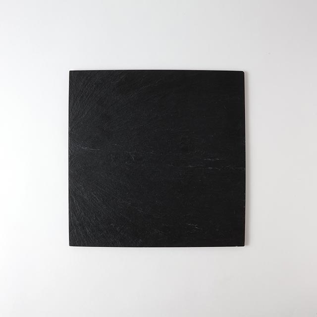 雄勝硯石　スクエアプレート　27cm