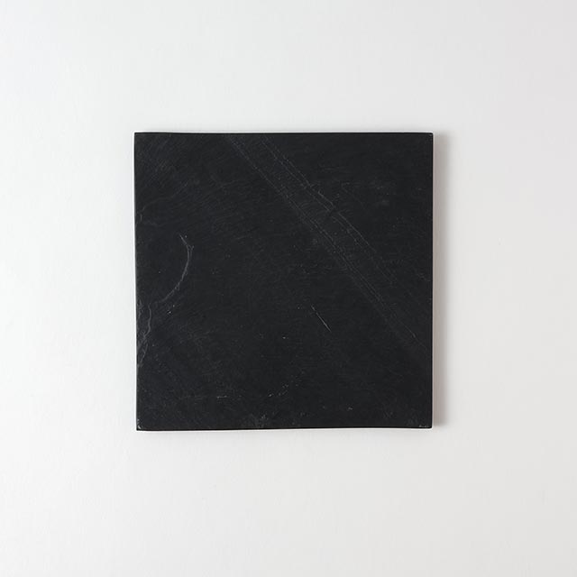 雄勝硯石　スクエアプレート　15cm