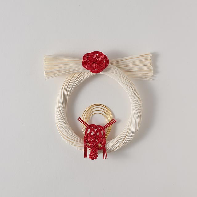 水引飾り 紅白 亀(中)