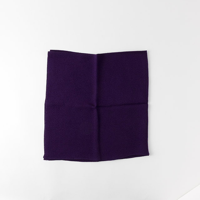 風呂敷　深紫　シルク