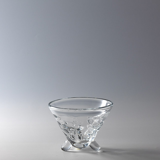 デザートグラス 3脚付 クリア