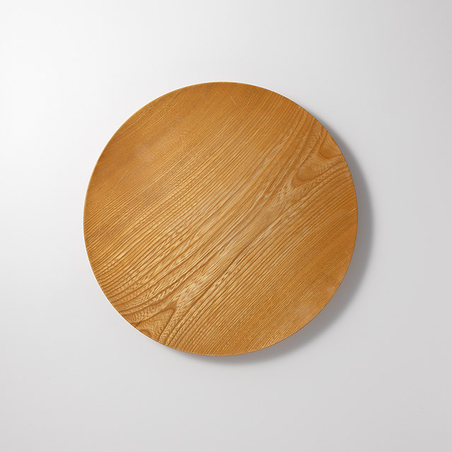 生地史子　白木丸プレート