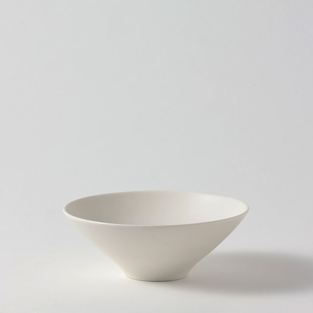 スエトシヒロ白磁リム鉢 M