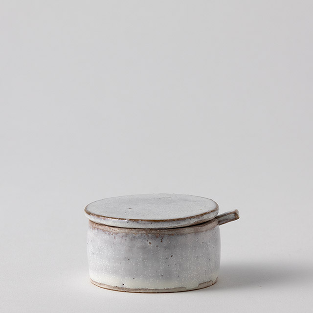 小山久美枝 フタ付丸薬味入