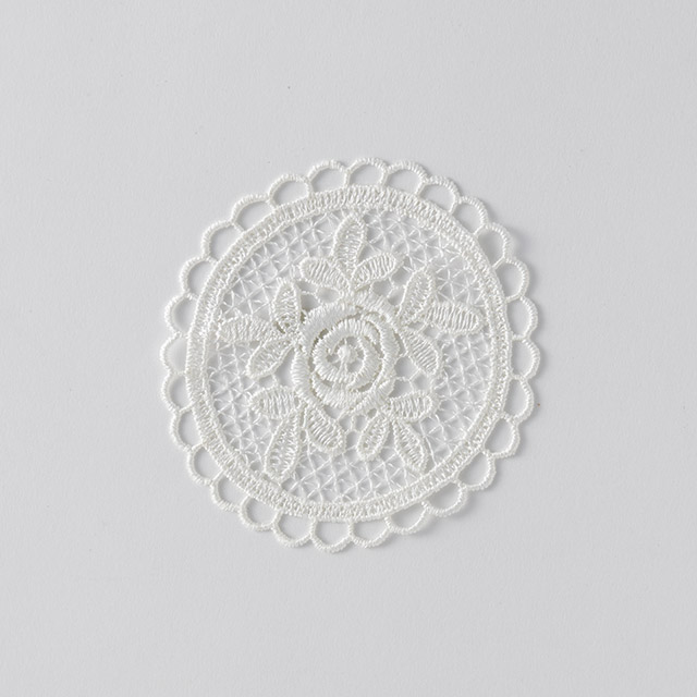 コースター　レース　ループ　10cm