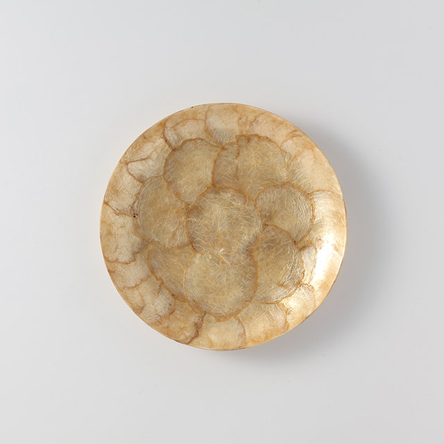 シェル ベルラ 丸プレート 金 18.5cm