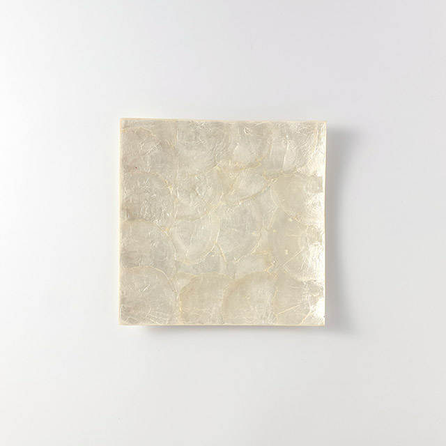 シェル　ベルラスクエア　プレート　白　20cm