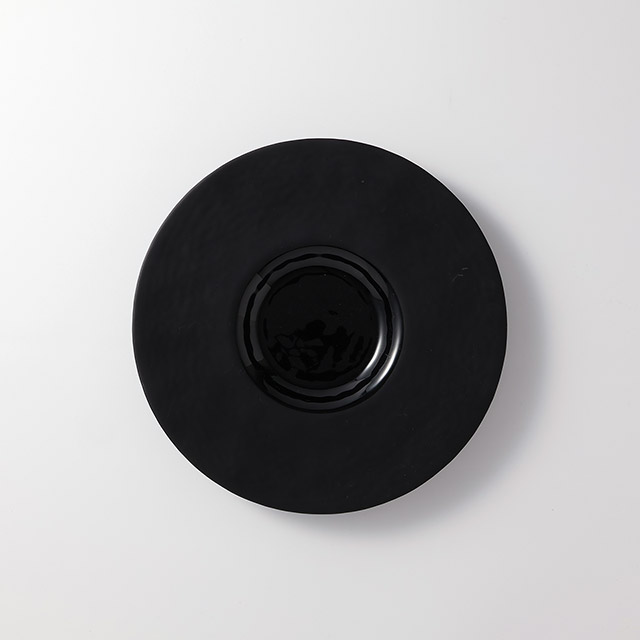 黒丸プレート センター丸 26cm