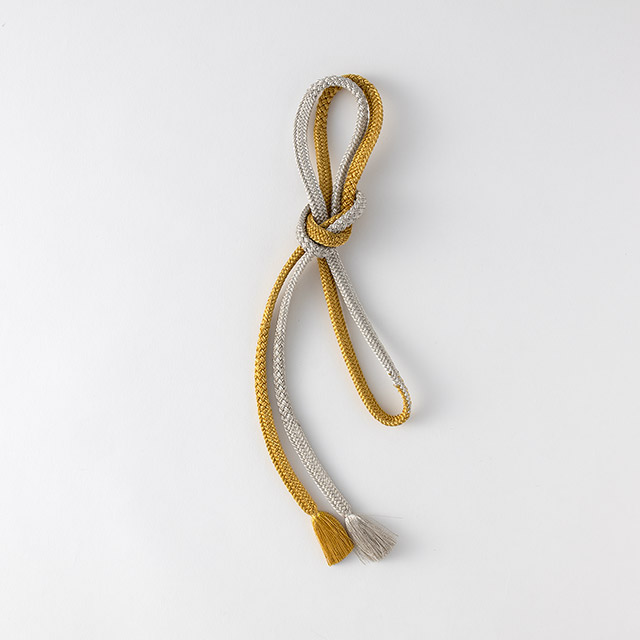 組紐　金／銀コンビ　平