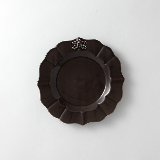 アッシュ丸デザート皿22cm