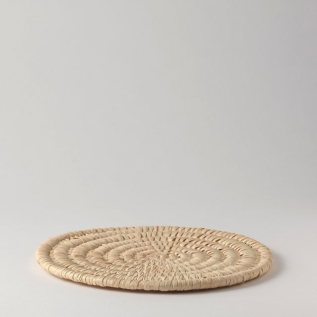 天然　縄　鍋敷き