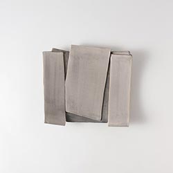 折紙グレー皿　17×15