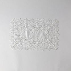 テーブルマット　オーガンジー　白44/29