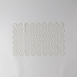 テーブルマット　キュピールレース白44×28.5