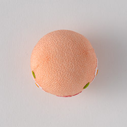 手まり　布　ピンク花