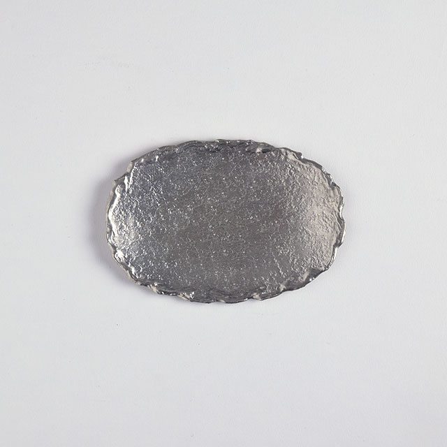 中村百合恵 錫オーバルプレート小