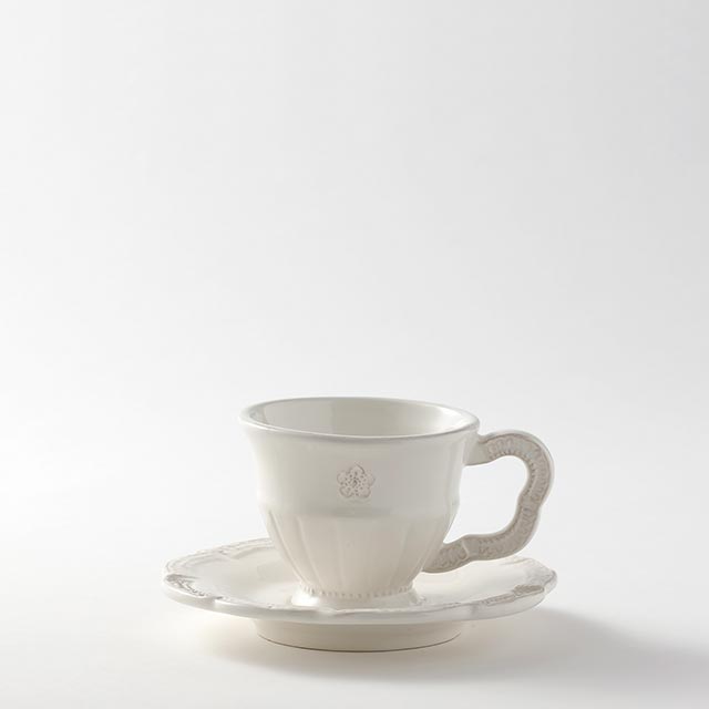 オフホワイト（エル）C/S　ワンポイント