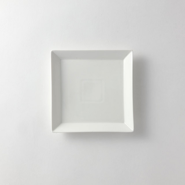 フェイス スクエアプレート18cm