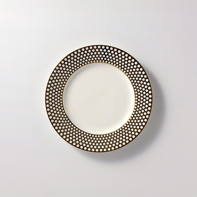 オーロプレート 金ドット19cm