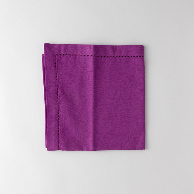 ナプキン RAピンク紫地模様