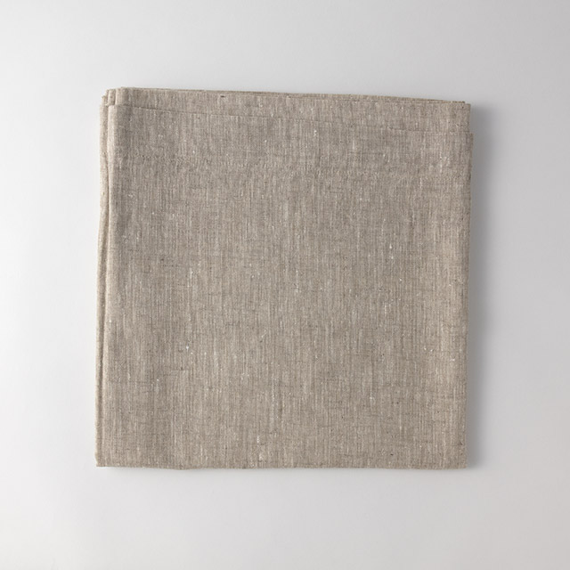 テーブルクロス麻　薄茶