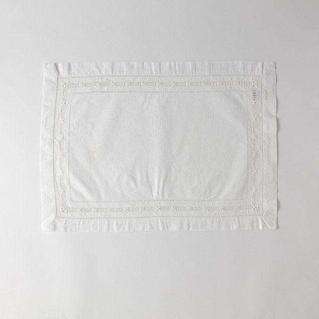 ランチョンマット RA・P白縁レース模様