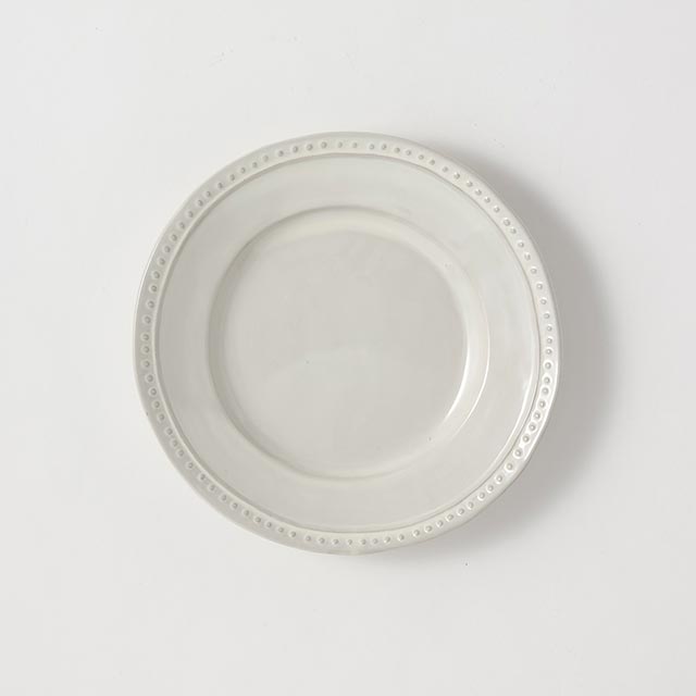 メゾンブランシェ丸皿18cステッチ