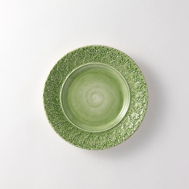 MATEUS レースプレート緑 21cm