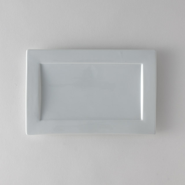 ポンテベッキオ白長角皿　24×15.5