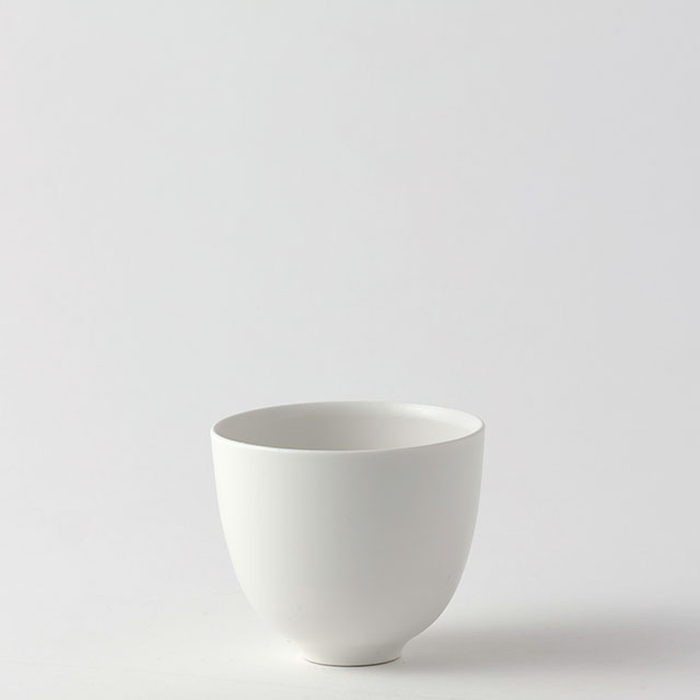 上野万梨子Prココン湯呑 白