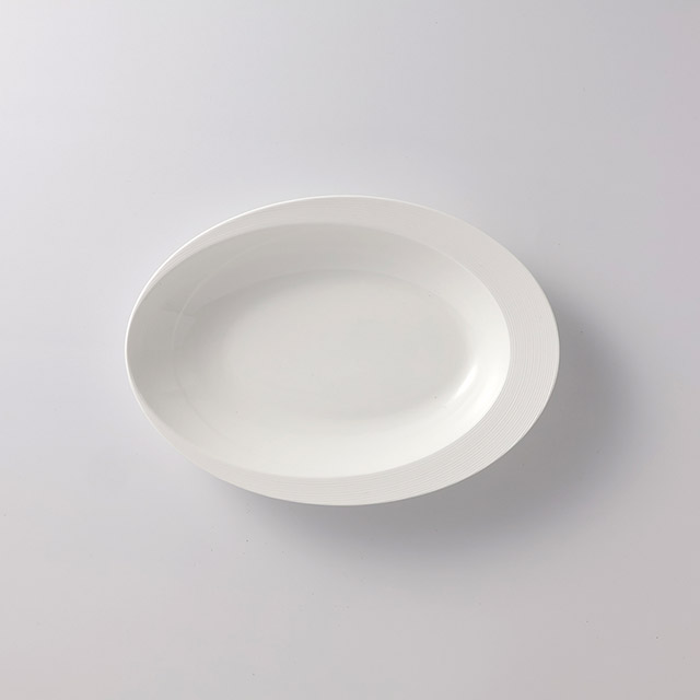 Ｓ＆Ｓ　オーバル皿　白