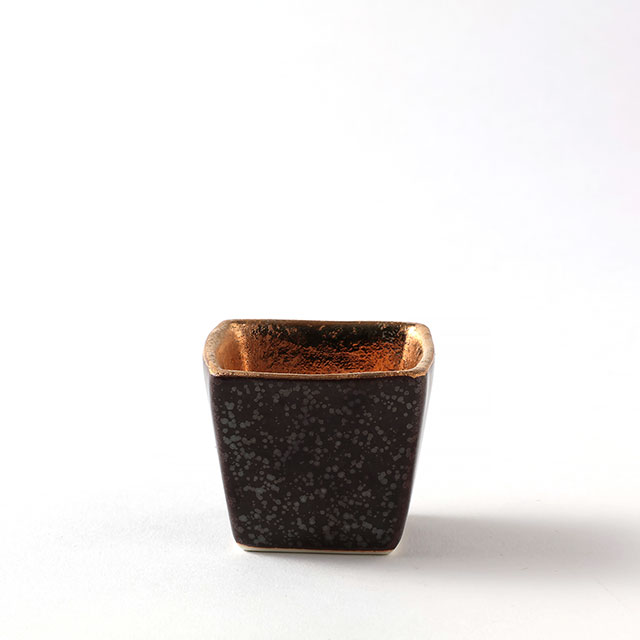 和食器 金箔 豆鉢角 5cm
