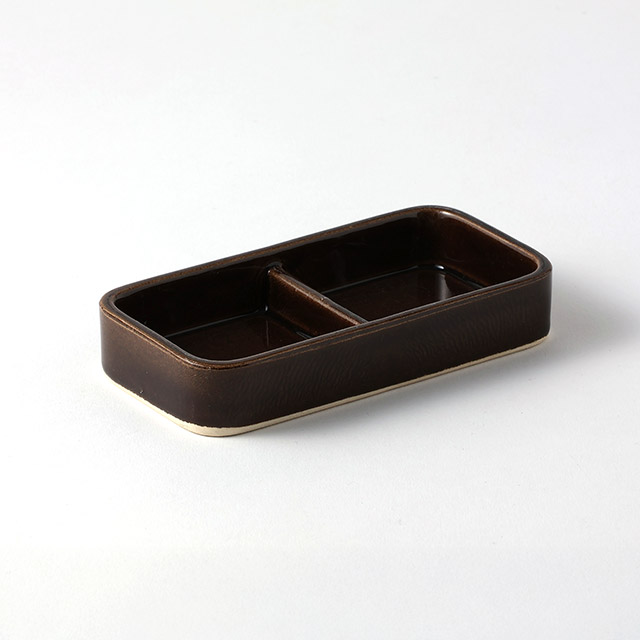 伊賀焼 アメ釉 薬味入れ