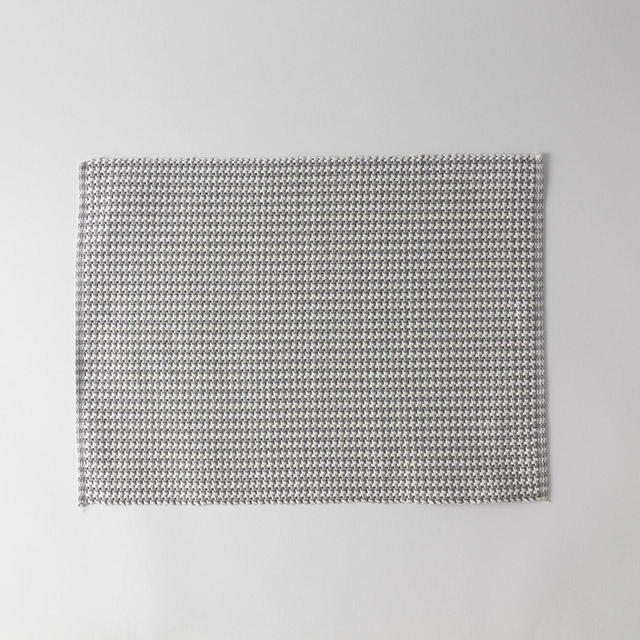 ランチョンマット グレー/白 villa-ST