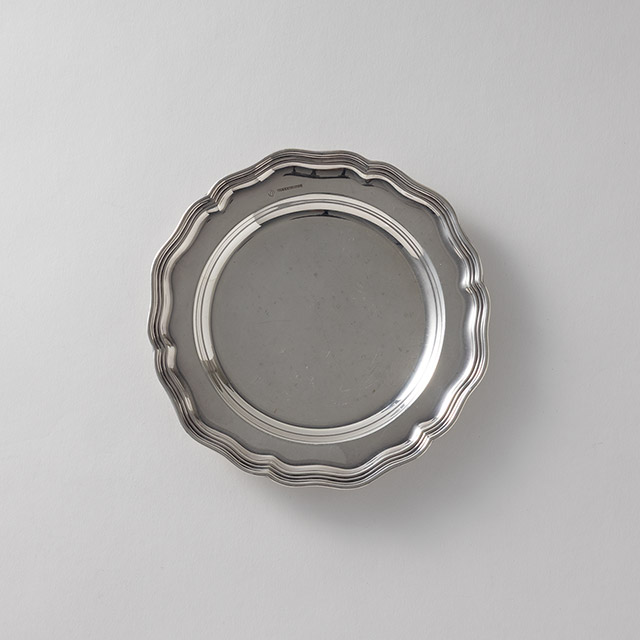 シルバー丸皿 18cm SW-A